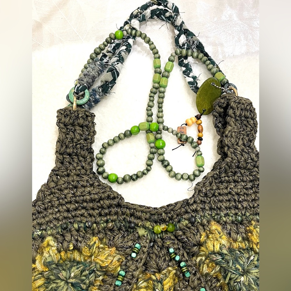 Hand made Crochet Boho Tote Bag - Picture 8 of 16